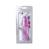 Розовая насадка с нежными шипами - 13,5 см. - Toyfa Basic - в Красноярске купить с доставкой