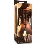 Коричневый мастубратор-вагина Nicole s Kitty - Blush Novelties - в Красноярске купить с доставкой