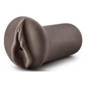 Коричневый мастубратор-вагина Nicole s Kitty - Blush Novelties - в Красноярске купить с доставкой