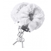 Наручники с белой меховой опушкой - ToyFa - купить с доставкой в Красноярске