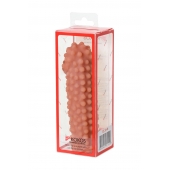 Телесная насадка на фаллос с бугорками KOKOS Extreme Sleeve 10 - 15,8 см. - KOKOS - в Красноярске купить с доставкой