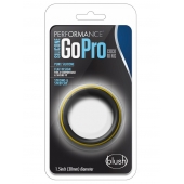 Черно-желтое силиконовое эрекционное кольцо Silicone Go Pro Cock Ring - Blush Novelties - в Красноярске купить с доставкой