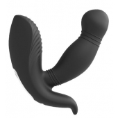 Черный вибромассажер простаты PROSTATE HERO - Dream Toys - в Красноярске купить с доставкой