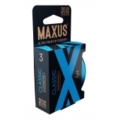 Классические презервативы в железном кейсе MAXUS Classic - 3 шт. - Maxus - купить с доставкой в Красноярске