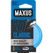 Классические презервативы в железном кейсе MAXUS Classic - 3 шт. - Maxus - купить с доставкой в Красноярске