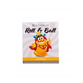 Стимулирующий презерватив-насадка Roll   Ball Banana - Sitabella - купить с доставкой в Красноярске