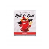 Стимулирующий презерватив-насадка Roll   Ball Cherry - Sitabella - купить с доставкой в Красноярске