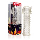 Закрытая прозрачная насадка на пенис Crystal Sleeve Faraon - 13,5 см. - Erowoman-Eroman - в Красноярске купить с доставкой