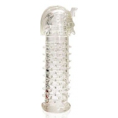 Закрытая прозрачная насадка на пенис Crystal Sleeve Faraon - 13,5 см. - Erowoman-Eroman - в Красноярске купить с доставкой