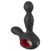Черный вибромассажер простаты с нагревом и ротацией Prostate Plug - 14,5 см. - Orion - в Красноярске купить с доставкой