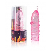 Закрытая рельефная насадка Crystal sleeve snakes в виде змеи с усиками - 14 см. - Erowoman-Eroman - в Красноярске купить с доставкой