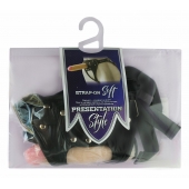 Черный пояс-трусики с двумя насадками Soft-Dolli - 16,5 и 10,5 см. - LOVETOY (А-Полимер) - купить с доставкой в Красноярске