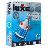 Презерватив LUXE Maxima  Глубинная бомба  - 1 шт. - Luxe - купить с доставкой в Красноярске