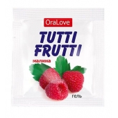 Пробник гель-смазки Tutti-frutti с малиновым вкусом - 4 гр. - Биоритм - купить с доставкой в Красноярске