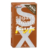 Презервативы Sagami Xtreme FEEL UP с точечной текстурой и линиями прилегания - 10 шт. - Sagami - купить с доставкой в Красноярске