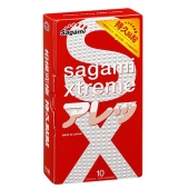 Утолщенные презервативы Sagami Xtreme Feel Long с точками - 10 шт. - Sagami - купить с доставкой в Красноярске
