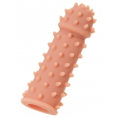 Телесная реалистичная насадка KOKOS Extreme Sleeve 03 с дополнительной стимуляцией - 12,7 см. - KOKOS - в Красноярске купить с доставкой