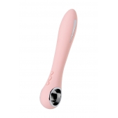 Розовый силиконовый вибратор с электростимуляцией GALVANI VIBE - 21 см. - ToyFa - купить с доставкой в Красноярске