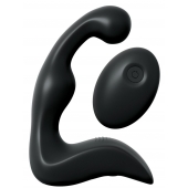 Черный вибромассажер простаты с пультом ДУ Control P-Spot Pro - Pipedream - в Красноярске купить с доставкой