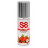 Смазка на водной основе S8 Flavored Lube со вкусом клубники - 125 мл. - Stimul8 - купить с доставкой в Красноярске