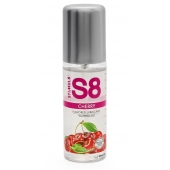 Смазка на водной основе S8 Flavored Lube со вкусом вишни - 125 мл. - Stimul8 - купить с доставкой в Красноярске