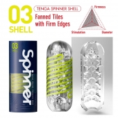 Мастурбатор SPINNER Shell - Tenga - в Красноярске купить с доставкой