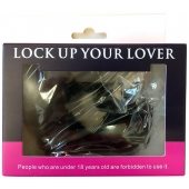 Черные меховые наручники Love с ключиками - Baile - купить с доставкой в Красноярске