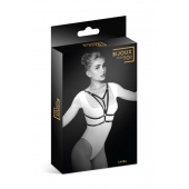 Черная упряжь на грудь Laura - Bijoux Pour Toi - купить с доставкой в Красноярске