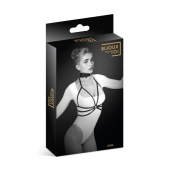 Черная упряжь на грудь Julia - Bijoux Pour Toi - купить с доставкой в Красноярске