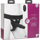 Черный полый вибрострапон Body Extensions BE Aroused - 17,78 см. - Doc Johnson - купить с доставкой в Красноярске