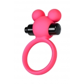 Розовое виброкольцо на пенис A-Toys - A-toys - в Красноярске купить с доставкой