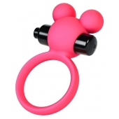 Розовое виброкольцо на пенис A-Toys - A-toys - в Красноярске купить с доставкой