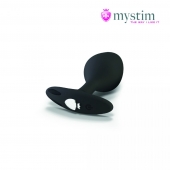 Черная пробка Mystim Rocking Vibe S с возможностью подключения к электростимулятору - 9,7 см. - MyStim - купить с доставкой в Красноярске
