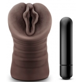 Коричневый мастурбатор-вагина Alexis - Blush Novelties - в Красноярске купить с доставкой
