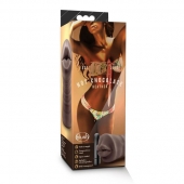 Коричневый мастурбатор-ротик Heather - Blush Novelties - в Красноярске купить с доставкой