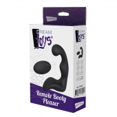 Черный вибромассажер простаты REMOTE BOOTY PLEASER - Dream Toys - в Красноярске купить с доставкой