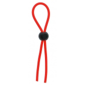 Красное эрекционное лассо с одной бусиной-утяжкой STRETCHY THIN LASSO - Dream Toys - в Красноярске купить с доставкой