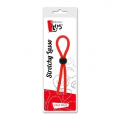 Красное эрекционное лассо с одной бусинкой-утяжкой STRETCHY THICK LASSO - Dream Toys - в Красноярске купить с доставкой