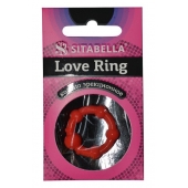 Эрекционное кольцо из киберкожи со стимулирующими бусинами - Sitabella - в Красноярске купить с доставкой