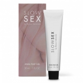 Лубрикант на водной основе Slow Sex Anal Play Gel - 30 мл. - Bijoux Indiscrets - купить с доставкой в Красноярске