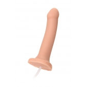 Телесный фаллос с имитацией эякуляции Silicon Cum Dildo L - 19,6 см. - Strap-on-me