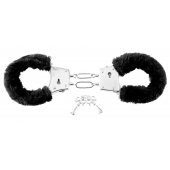Меховые чёрные наручники Beginner s Furry Cuffs - Pipedream - купить с доставкой в Красноярске Меховые чёрные наручники Beginner s Furry Cuffs - Pipedream - купить с доставкой в Красноярске
