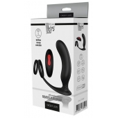 Черный массажер простаты REMOTE P-PLEASER - Dream Toys - в Красноярске купить с доставкой