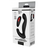 Черный вибромассажер простаты SWIRLING P-PLEASER - Dream Toys - в Красноярске купить с доставкой