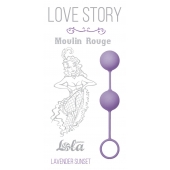 Сиреневые вагинальные шарики Love Story Moulin Rouge - Lola Games