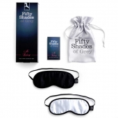 Набор из двух масок на глаза Soft Blindfold Twin Pack - Fifty Shades of Grey - купить с доставкой в Красноярске