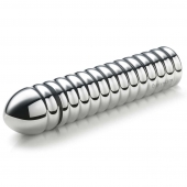 Рельефный фаллос для интенсивного электросекса Groovey George - 20 см. - MyStim - купить с доставкой в Красноярске