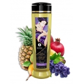 Массажное масло Libido Exotic Fruits с ароматом экзотических фруктов - 240 мл. - Shunga - купить с доставкой в Красноярске