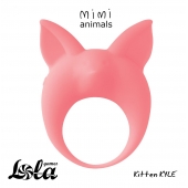 Оранжевое эрекционное кольцо Kitten Kyle - Lola Games - в Красноярске купить с доставкой