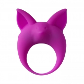 Фиолетовое эрекционное кольцо Kitten Kyle - Lola Games - в Красноярске купить с доставкой
